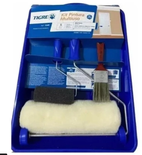 Kit Pintura Tigre 5 Peças