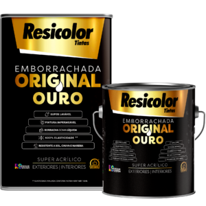 Emborrachada Ouro Branco Neve 18L Resicolor